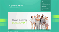 Desktop Screenshot of carolinaoliboni.com.br